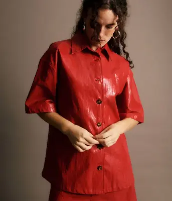 Jiji Studio – Chemise Adrien Rouge — photo 1