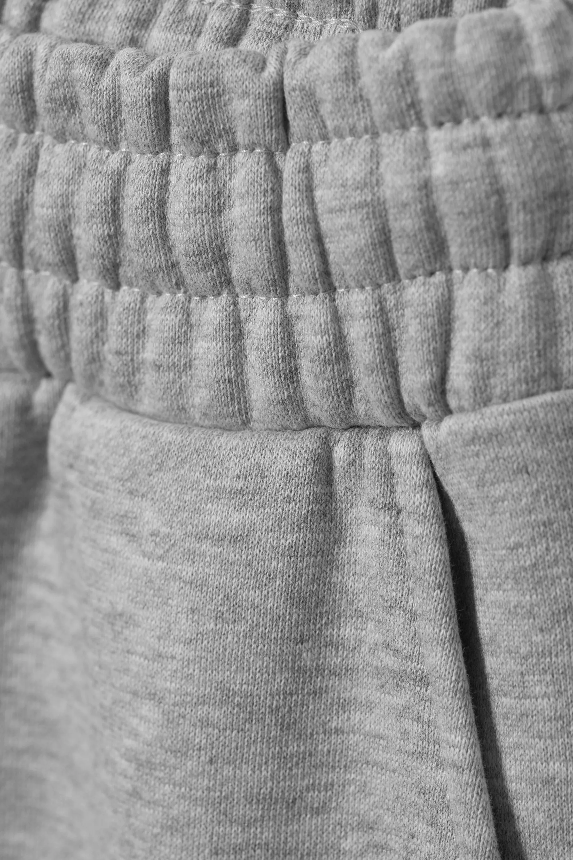 Pantalon de jogging ample d’épaisseur moyenne - Gris chiné