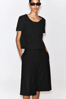 SHORT BERMUDA TAILLEUR - NOIR — photo 2