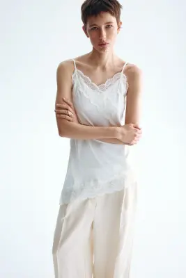 Pantalon chic - Beige clair — photo 1
