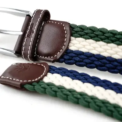 Ceinture magenta tri braided belt – Blue — photo 2