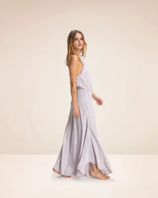 Robe longue Cruz Purple Kir – Karma Koma — photo 4