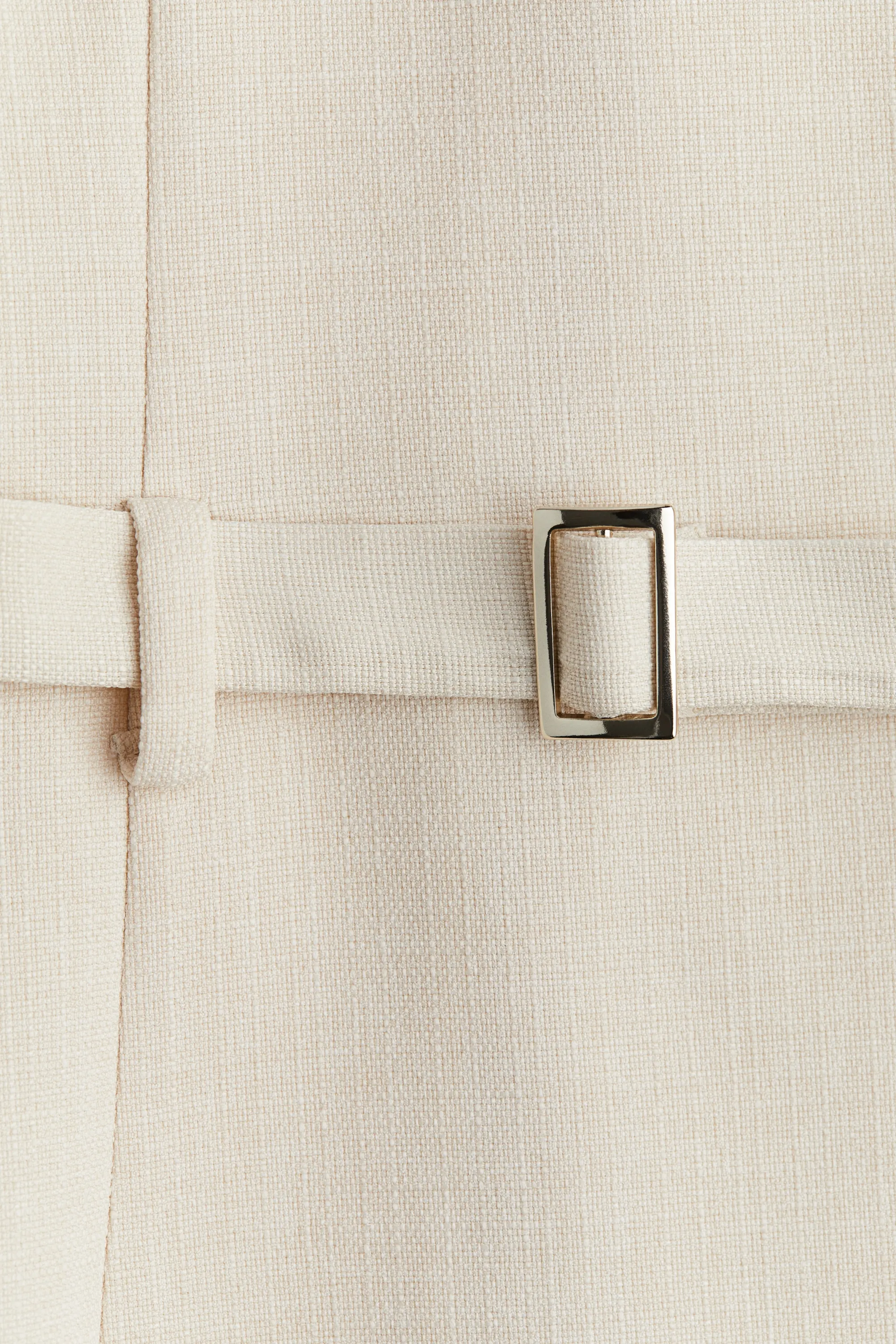 Robe avec ceinture - Beige clair