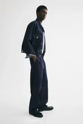 Baggy Jeans - Bleu denim foncé — photo 3