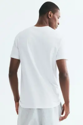 T-shirt COOLMAX® Slim Fit - Blanc — photo 2