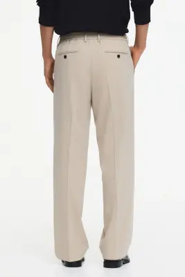 Pantalon Relaxed Fit - Beige — photo 3