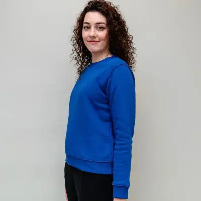 Sweat Alexia molletonné bleu Europe — photo 3