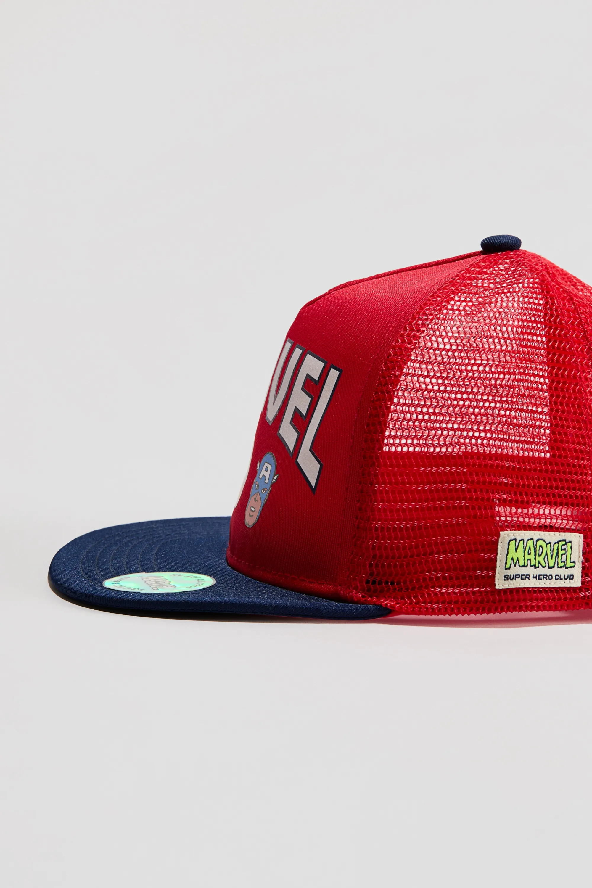 Casquette trucker avec motifs - Rouge/Marvel Comics