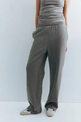 Pantalon en molleton - Gris chiné — photo 3