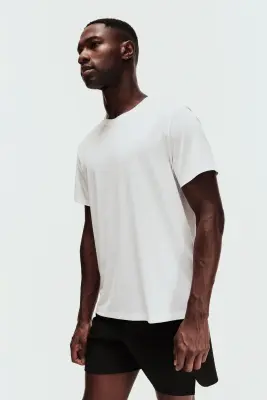 T-shirt de sport en mesh DryMove™ - Blanc — photo 3