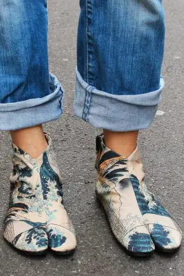 Bottines Tabi COBA - Vague Hokusai — photo 3