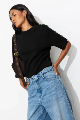 Pull manches courtes Femme — photo 2