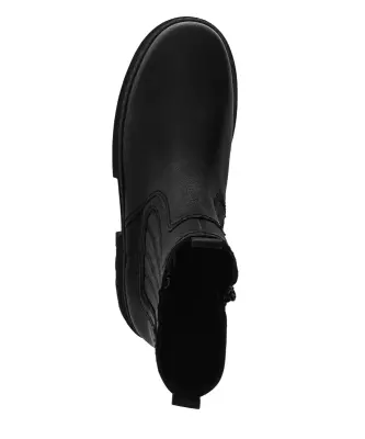 Bottines Gabor 32.511.27 Noires - Cuir Lacets Zip Grande Pointure Femme — photo 4