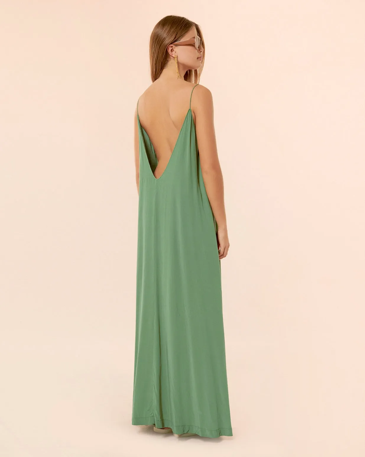 Robe longue Depp matcha – Karma Koma