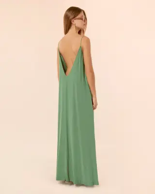 Robe longue Depp matcha – Karma Koma — photo 1