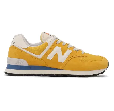 NEW BALANCE 574 Jaune — photo 4