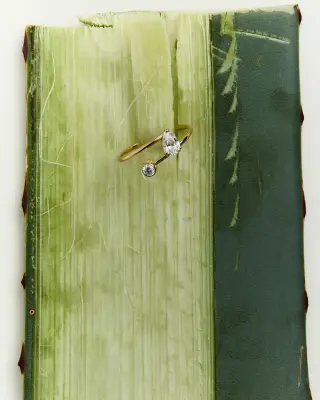 BAGUE AINA - Or jaune 18 carats — photo 5