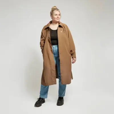 Trench imperméable unisexe moka – Fudoon — photo 5