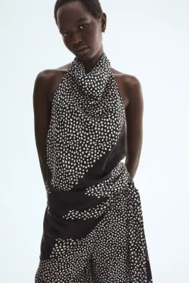 Top dos nu - Noir/pois — photo 1
