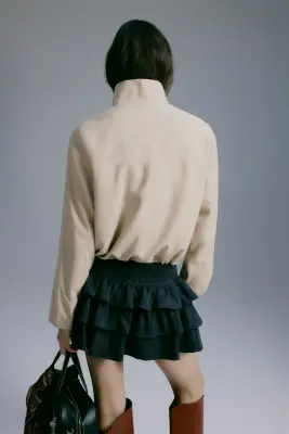 Veste à col entonnoir - Beige clair — photo 2