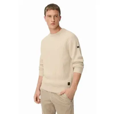 CAMEL ACTIVE PULL LAINE COL ROND Ecru — photo 1