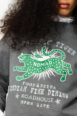 Sweat-shirt tigre Femme — photo 5