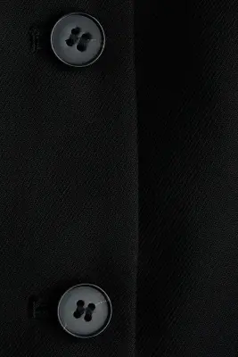 Gilet sans manches avec basque - Noir — photo 4