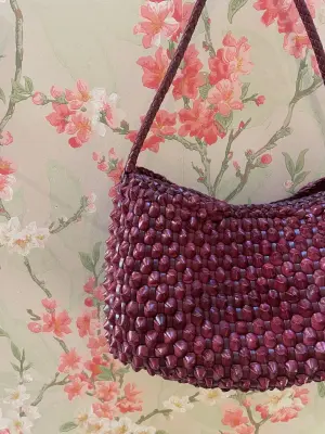 Nouveau ! DRAGON DIFFUSION Sac Basil Cactus Bordo — photo 2
