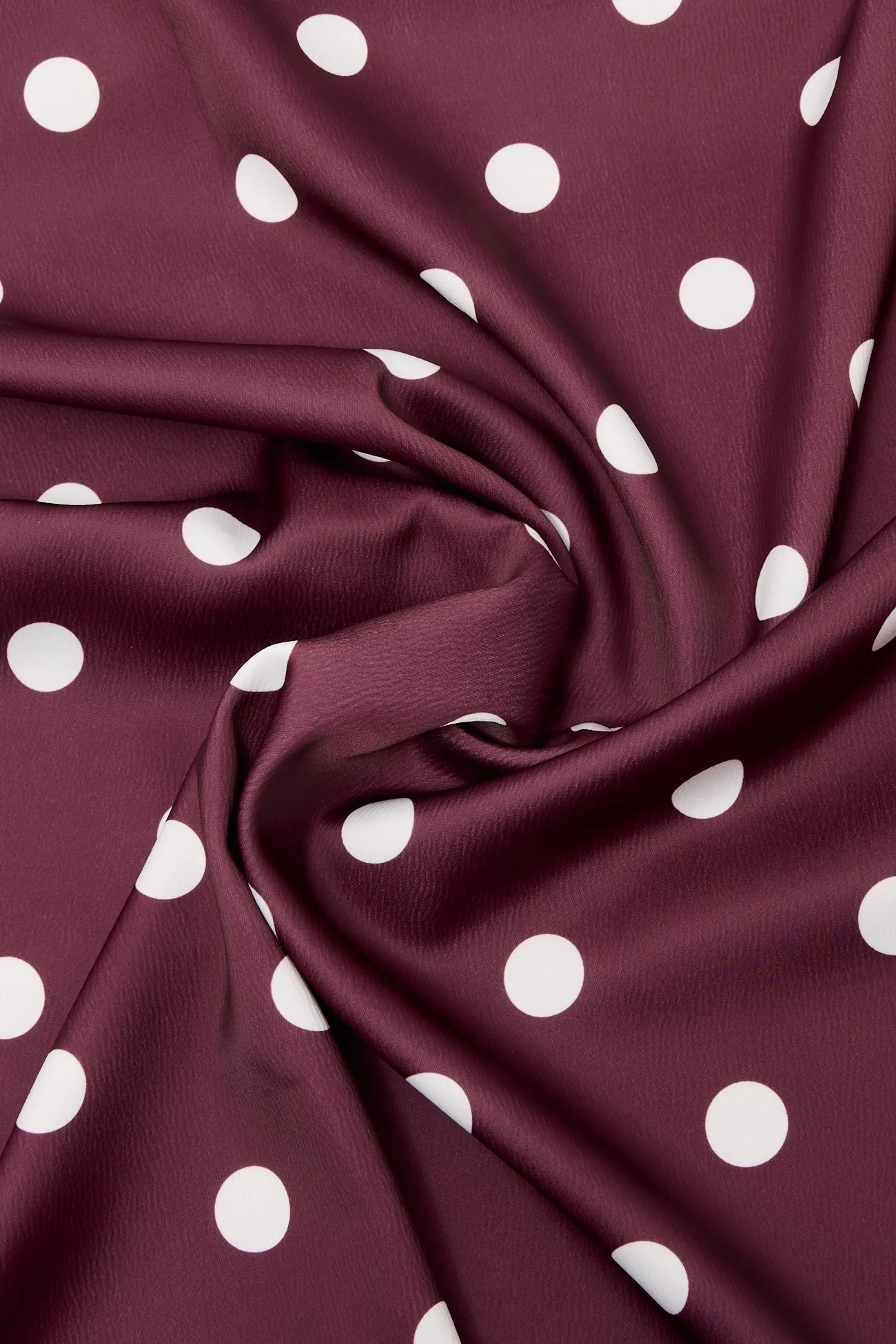 Coupon 3m à pois en polyester