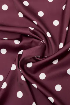 Coupon 3m à pois en polyester — photo 1