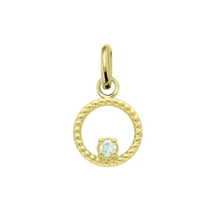 Chaine pendentif cercle boules 1 oz 1420por