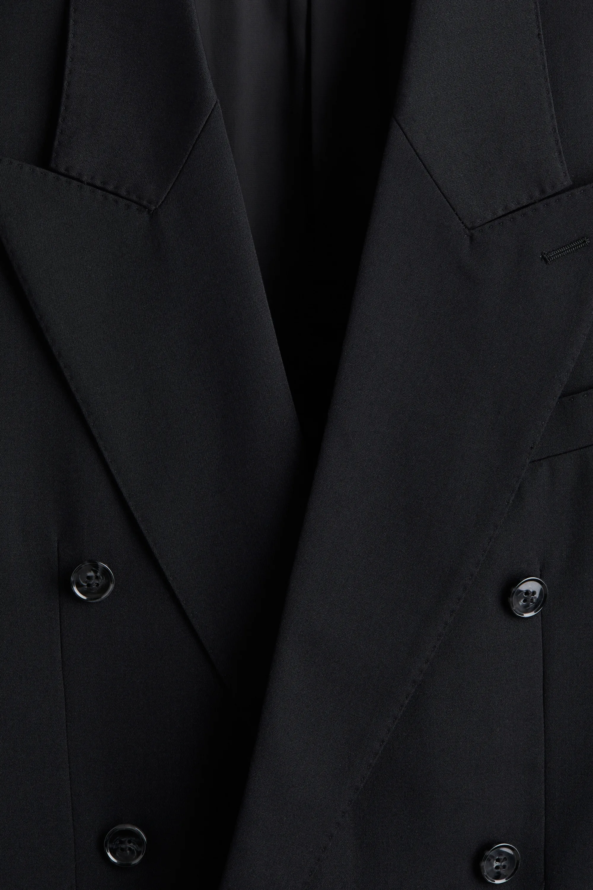 Veste Relaxed Fit à fermeture croisée - Noir