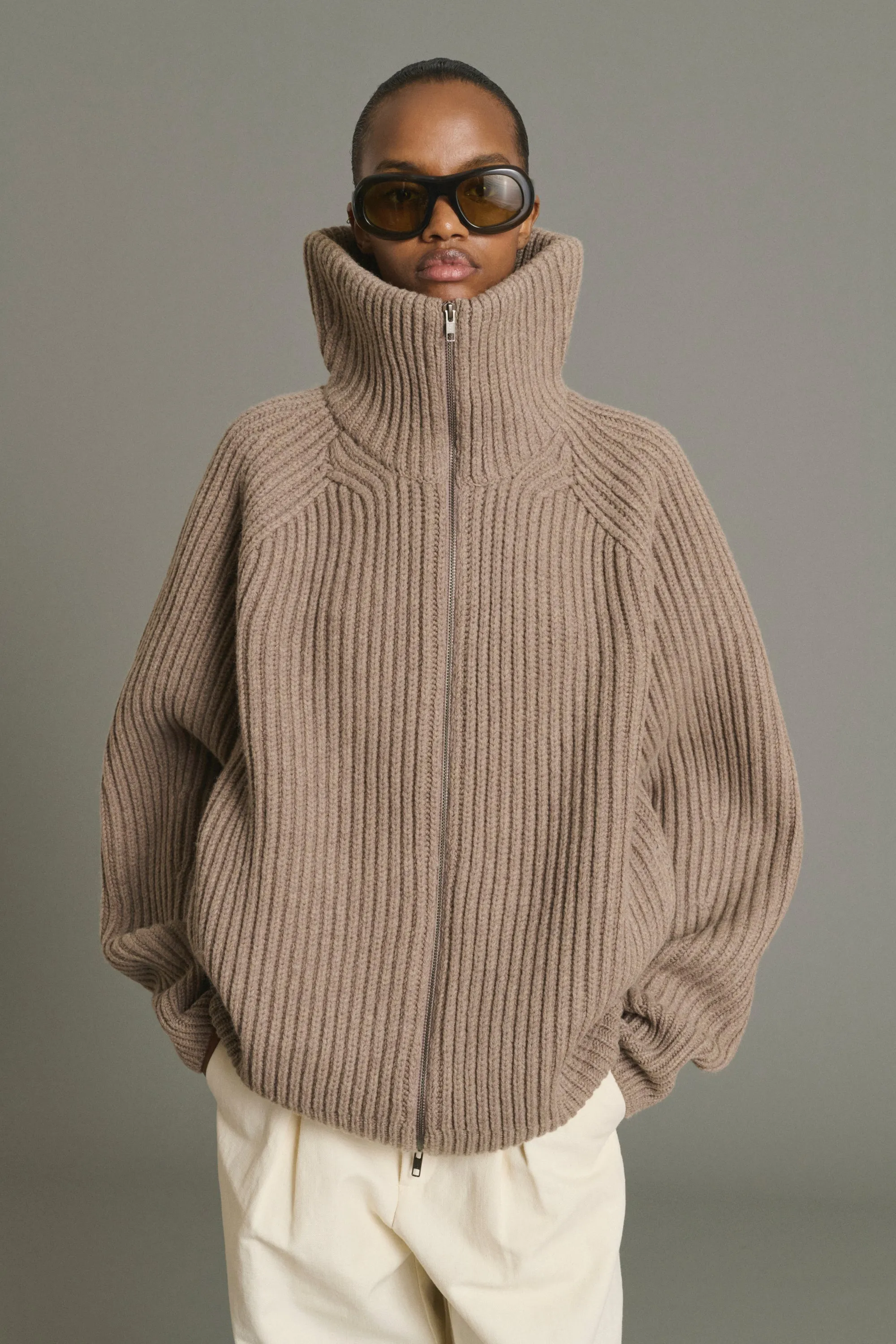 VESTE JASPER BEIGE CHINÉ