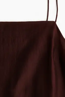 Robe à bretelles fines - Bordeaux