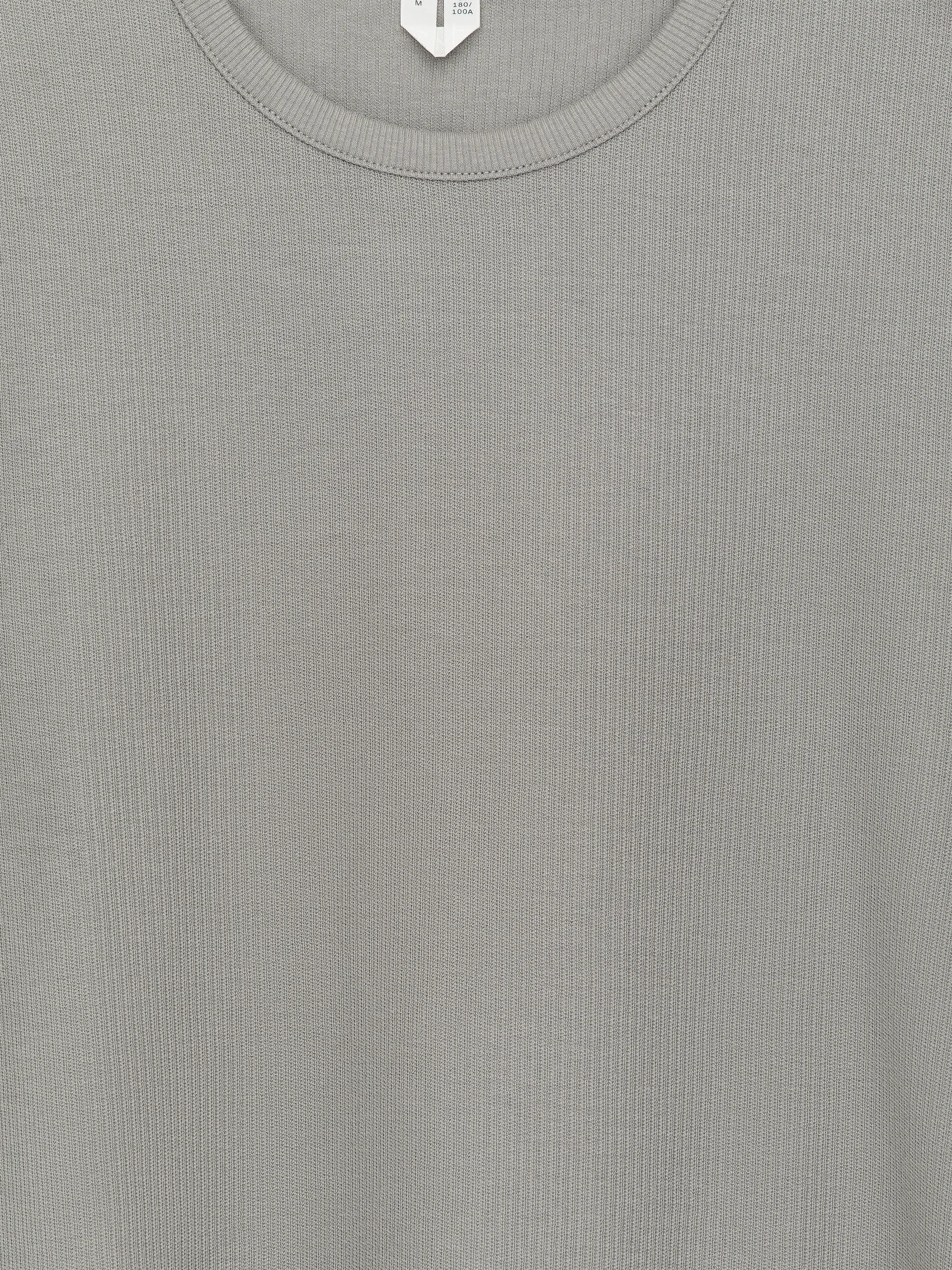 T-shirt ajusté en coton - gris