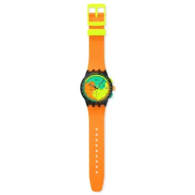 Swatch Chrono SUSB422 - SWATCH NEON SIGNAL FLAG — photo 3