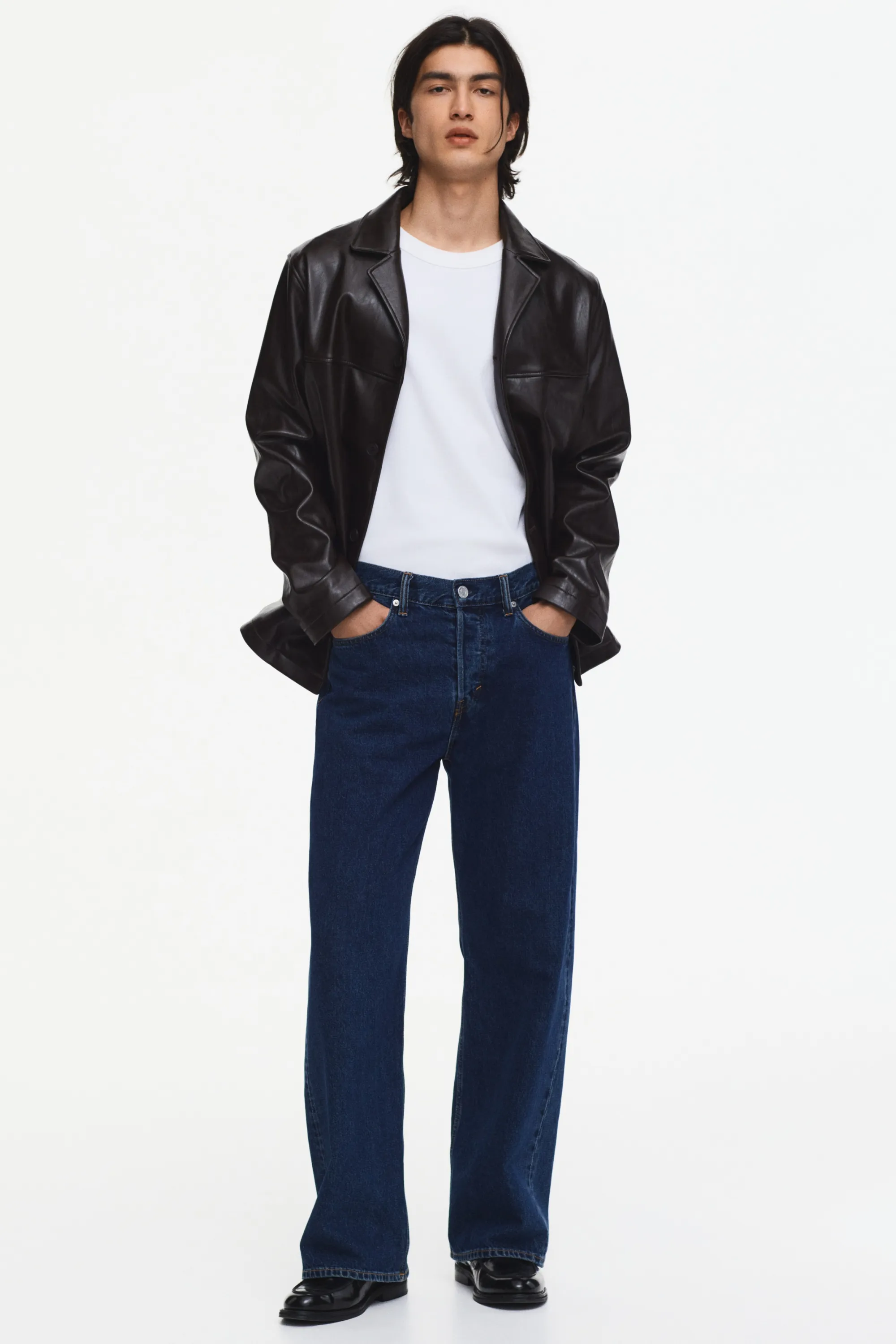 Veste en tissu enduit - Marron foncé
