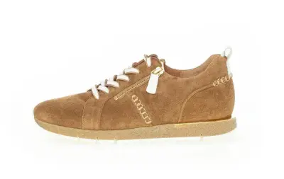 Baskets Gabor 73.410.14 Camel - Daim Zip Grande Pointure Femme — photo 2