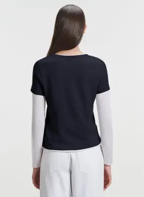 T-shirt en cachemire — photo 2