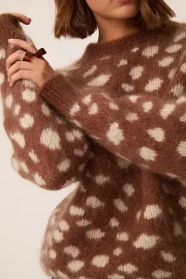 Pull Adele Jacquard Faon — photo 2