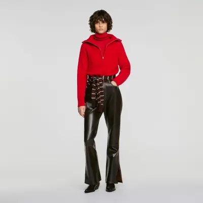 Pull col camionneur en laine