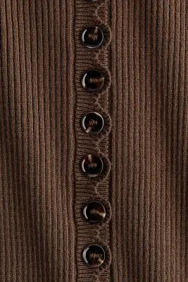 Gilet côtelé - Marron — photo 3