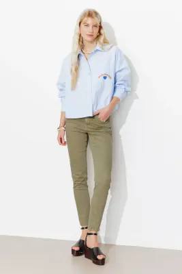 LUCIEN jean girlfriend cropped — photo 3