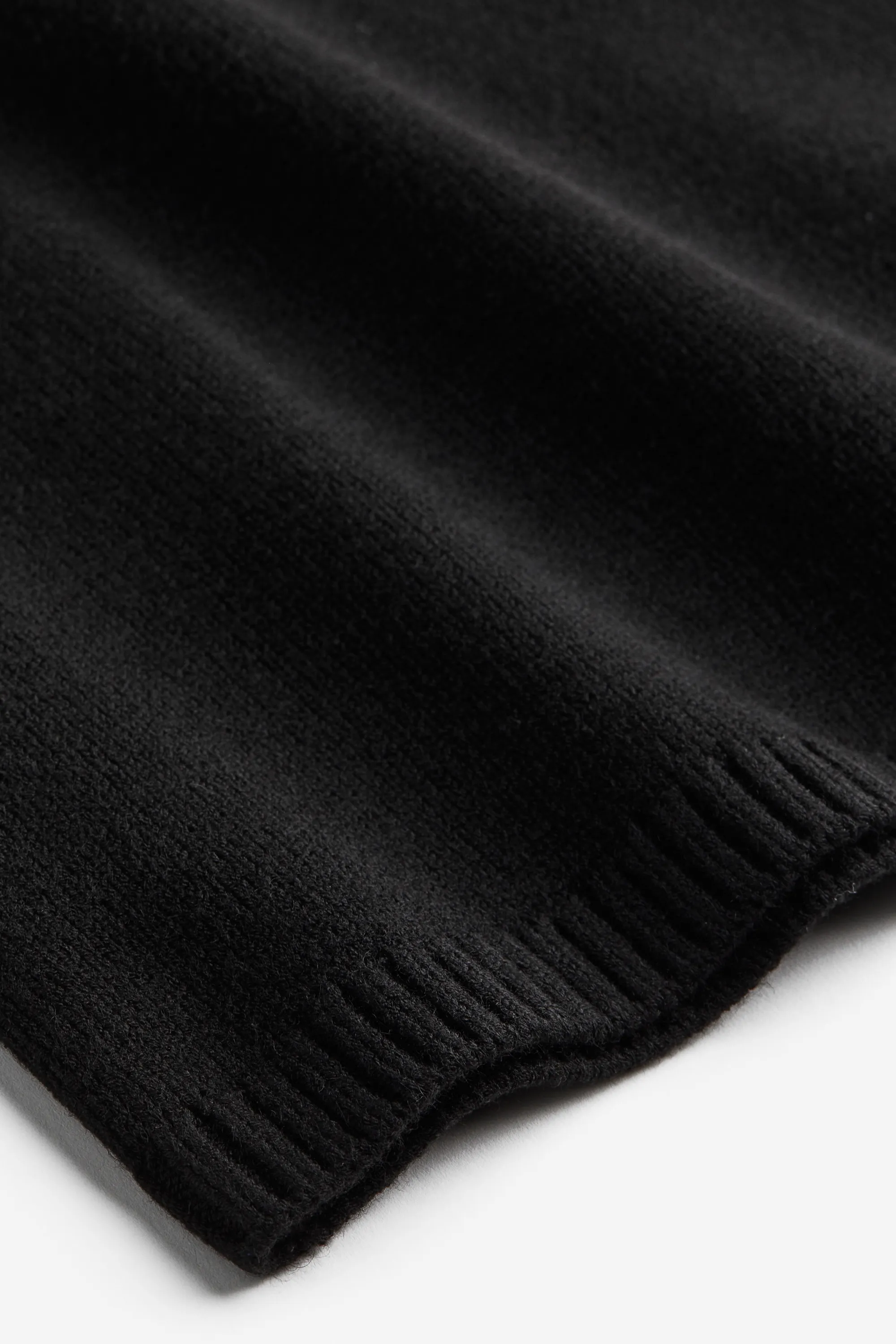 Mini robe en maille - Noir
