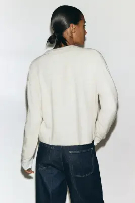 Pull - Crème — photo 1