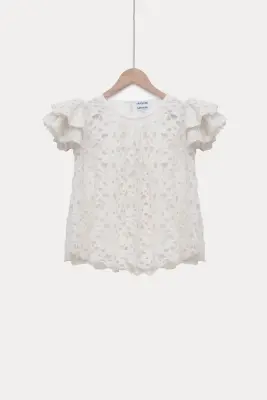 Top Liv Lace Off White — photo 4