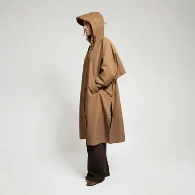 Trench imperméable unisexe moka – Fudoon — photo 4