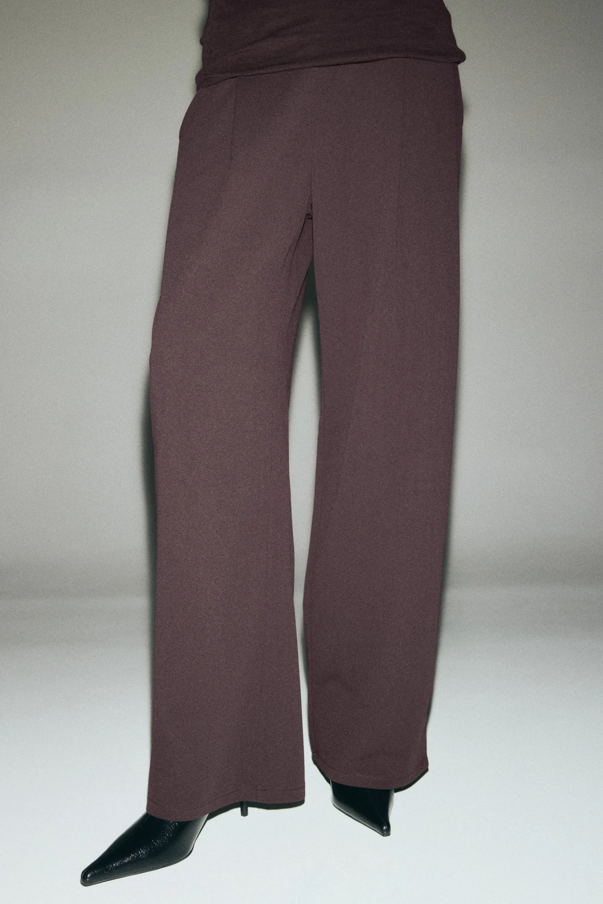 Pantalon large - Marron foncé