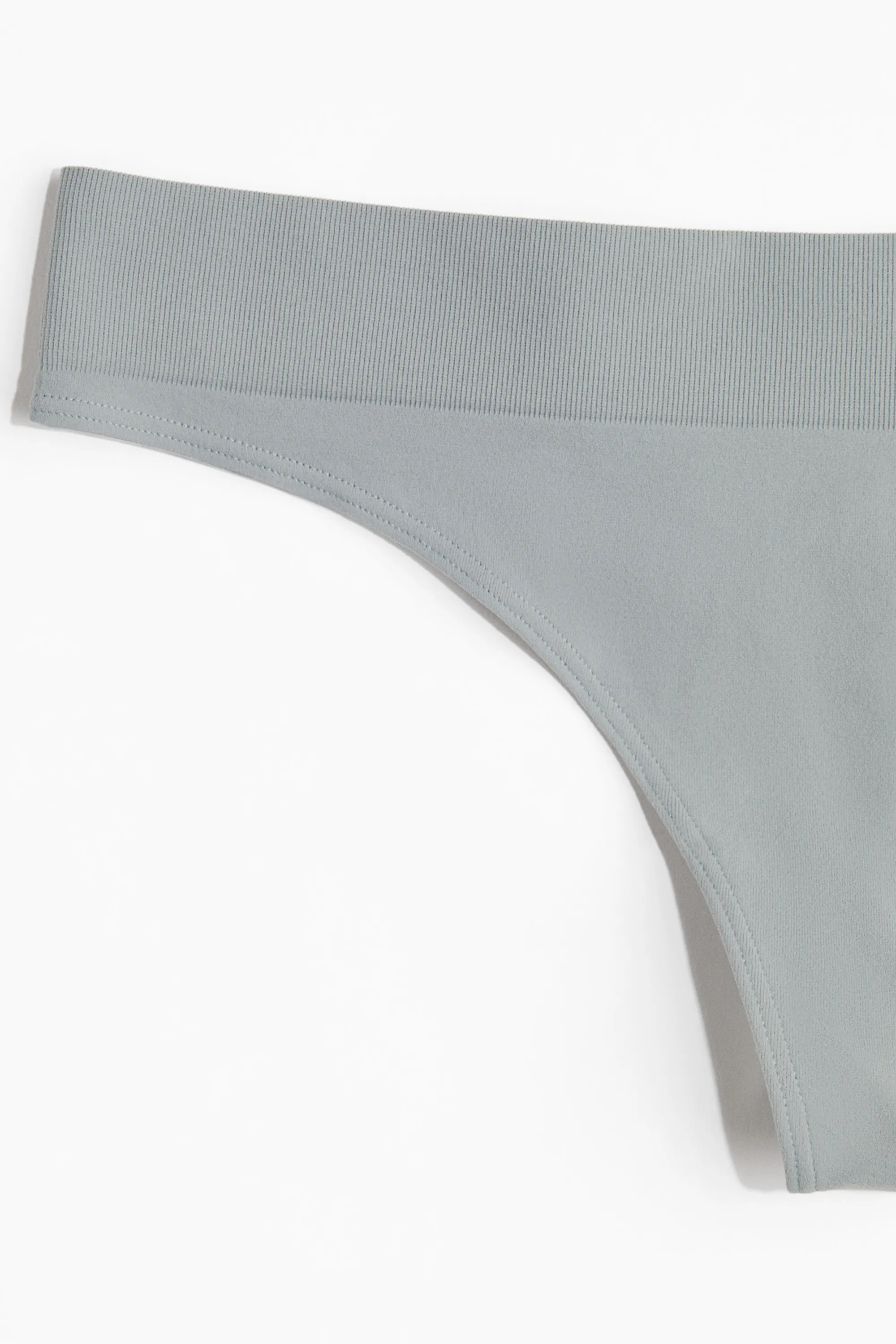 Culotte Thong Seamless - Vert grisé