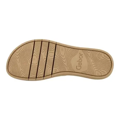 Sandales Gabor 63.751.63 Dorées - Lacets Velcro Grande Pointure Femme — photo 4